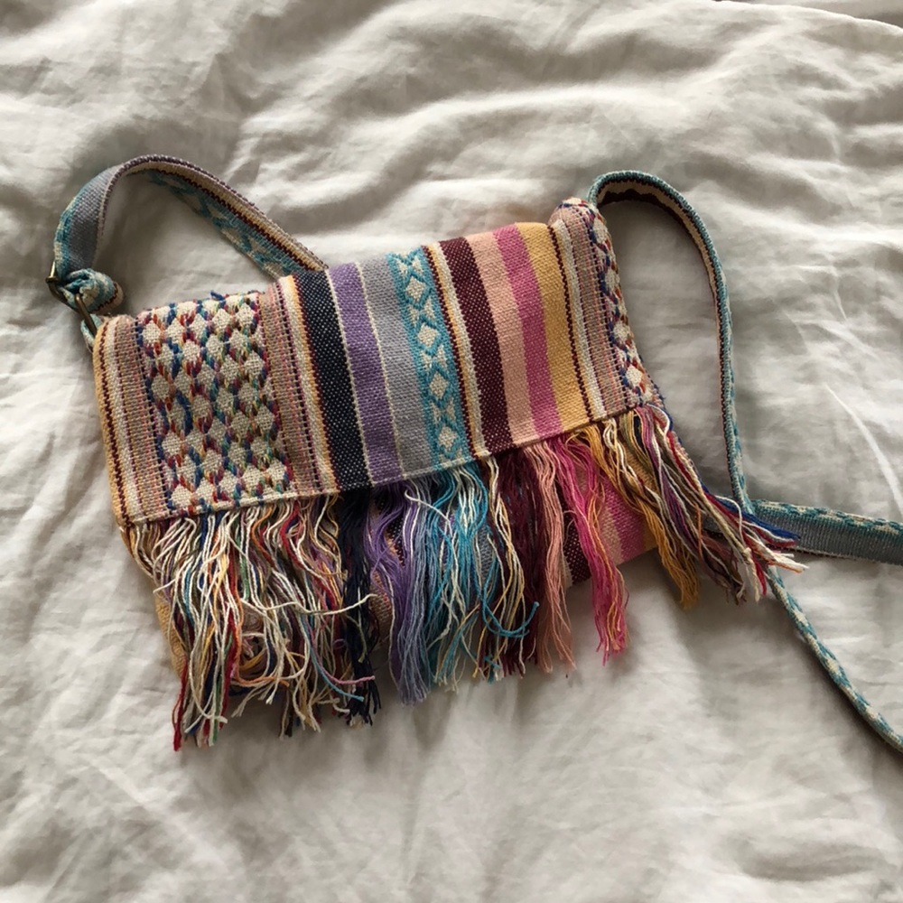 Tribal Textile Crossbody Bag